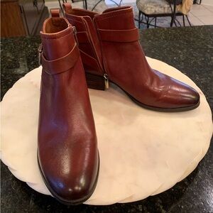Franco Sarto Brown ankle boots